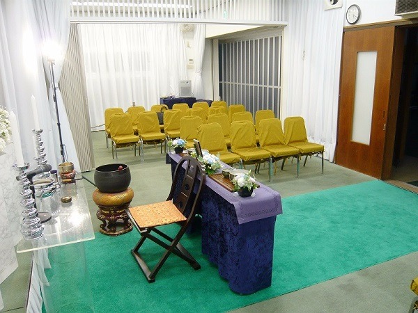 長龍寺斎場 式場内風景②