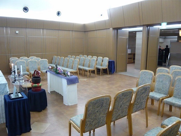 ウイングホール柏斎場 小式場 式場内風景②