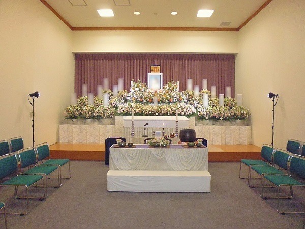 大林寺山水閣 2階式場 式場内風景②