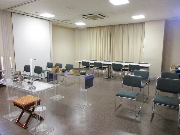 平和の森会館 2階 式場内風景②