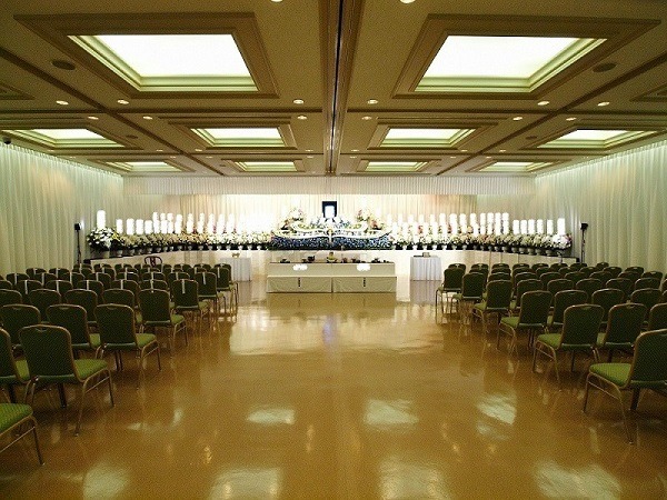 桐ケ谷斎場 雲の間 式場内風景①