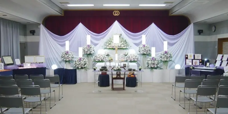常楽院ホールで実際に行われた板橋区K様のご葬儀祭壇