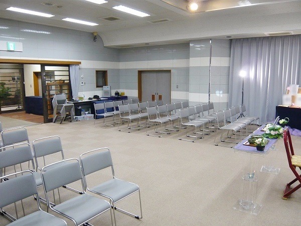 常楽院ホール式場内風景②