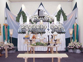 神葬祭プラン祭壇画像