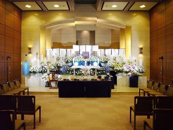 所沢市斎場 第1式場 式場内風景①