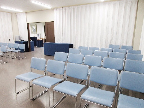 大泉橋戸会館 第一斎場 式場内風景②
