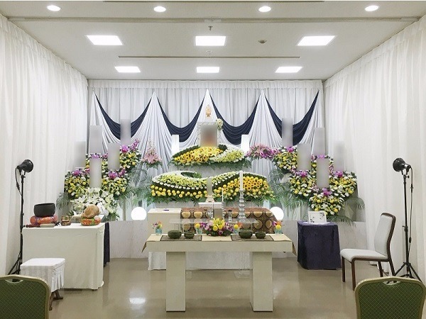 桐ケ谷斎場 雪の間 式場内風景①