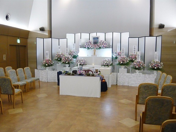 ウイングホール柏斎場 小式場 式場内風景①