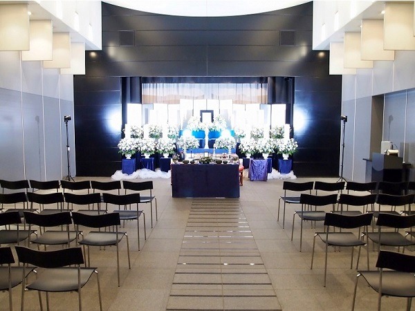 横浜市北部斎場 式場内風景①