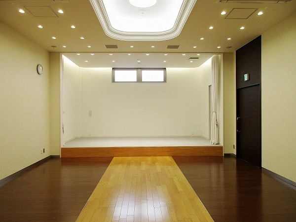 浄牧院大空会館 第二ホール 式場内風景①