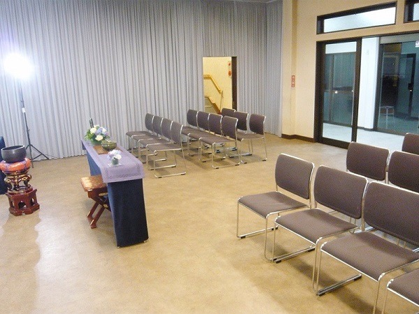 宝蔵院会館 式場内風景②