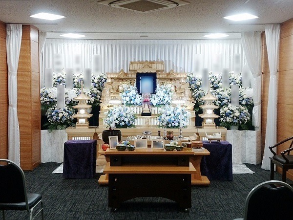 谷塚斎場 お別れの間(桜)①