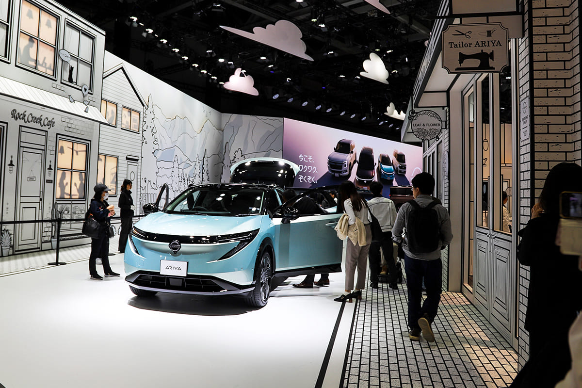 NISSANの展示
