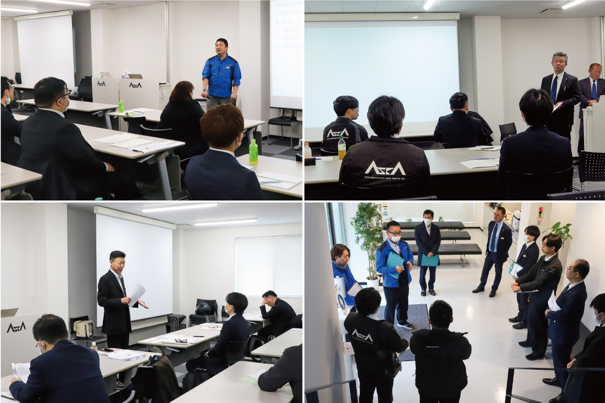 様々な講師による座学風景