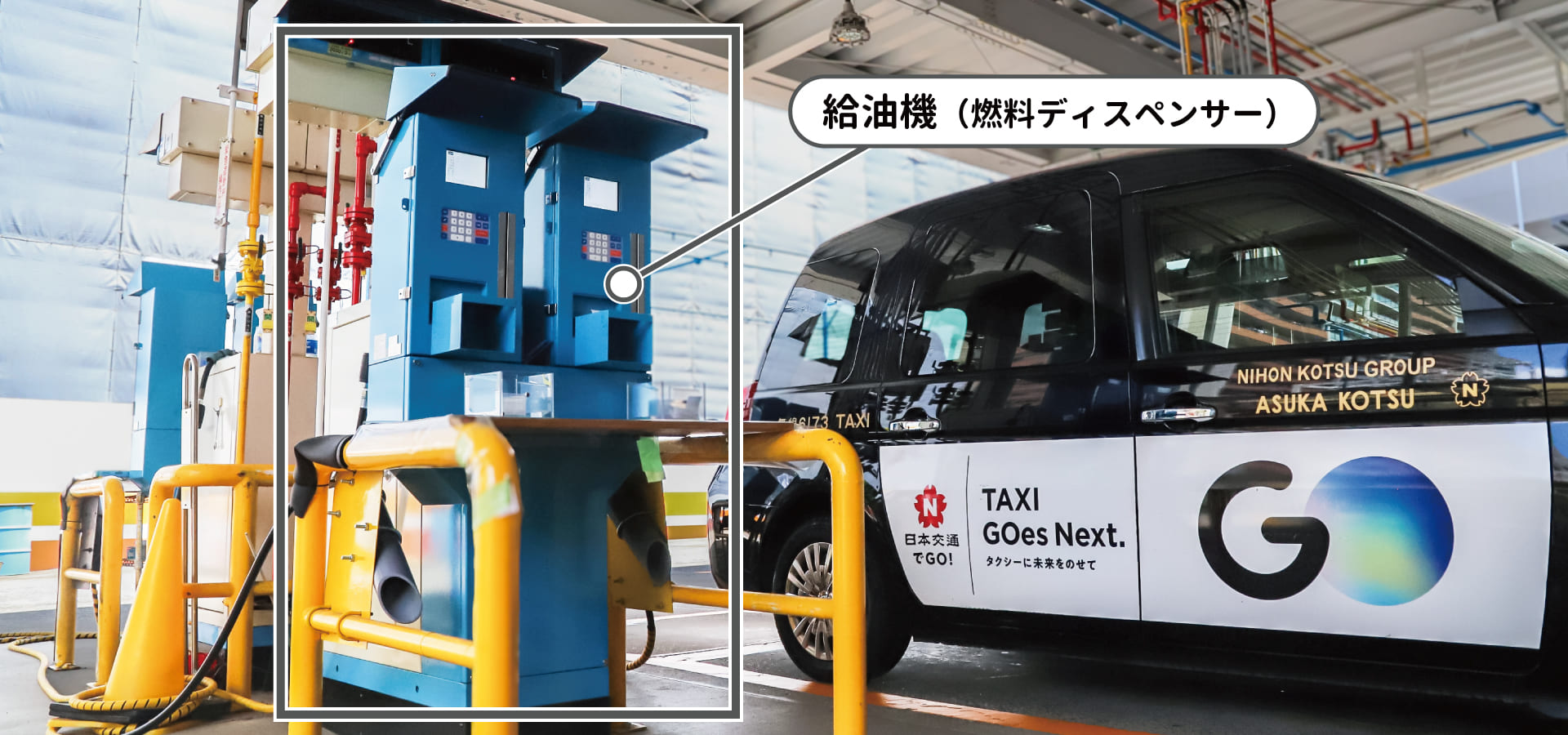 増設した給油機