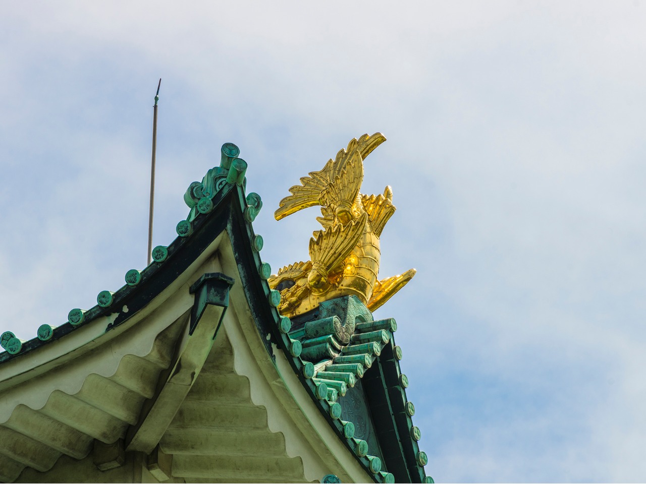 名古屋城の金の鯱