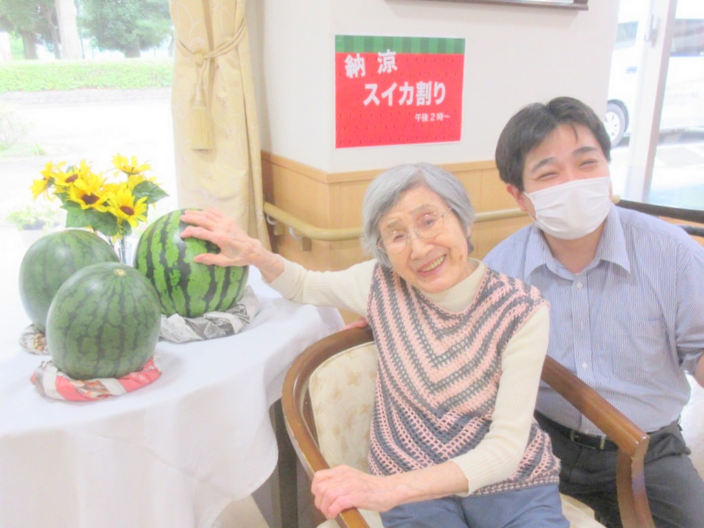 シルバーシティむさしの欅館　2025.08.11「納涼スイカ割り大会」