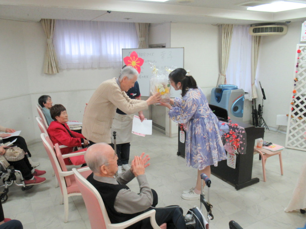 シルバーシティ駒込　2026.03.03「雛祭り」