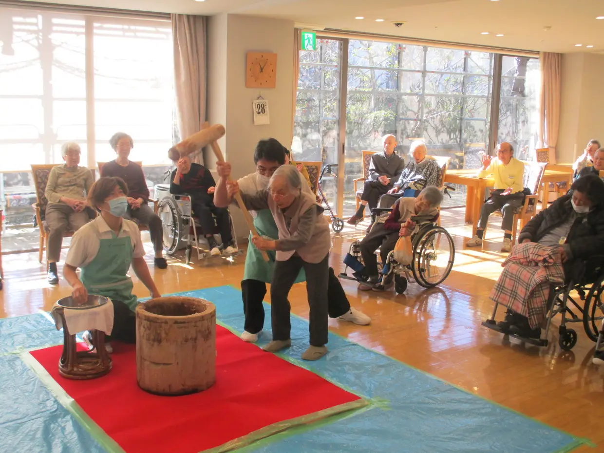 2021から2022へ　年末年始の風景　　シルバーシティ石神井南館