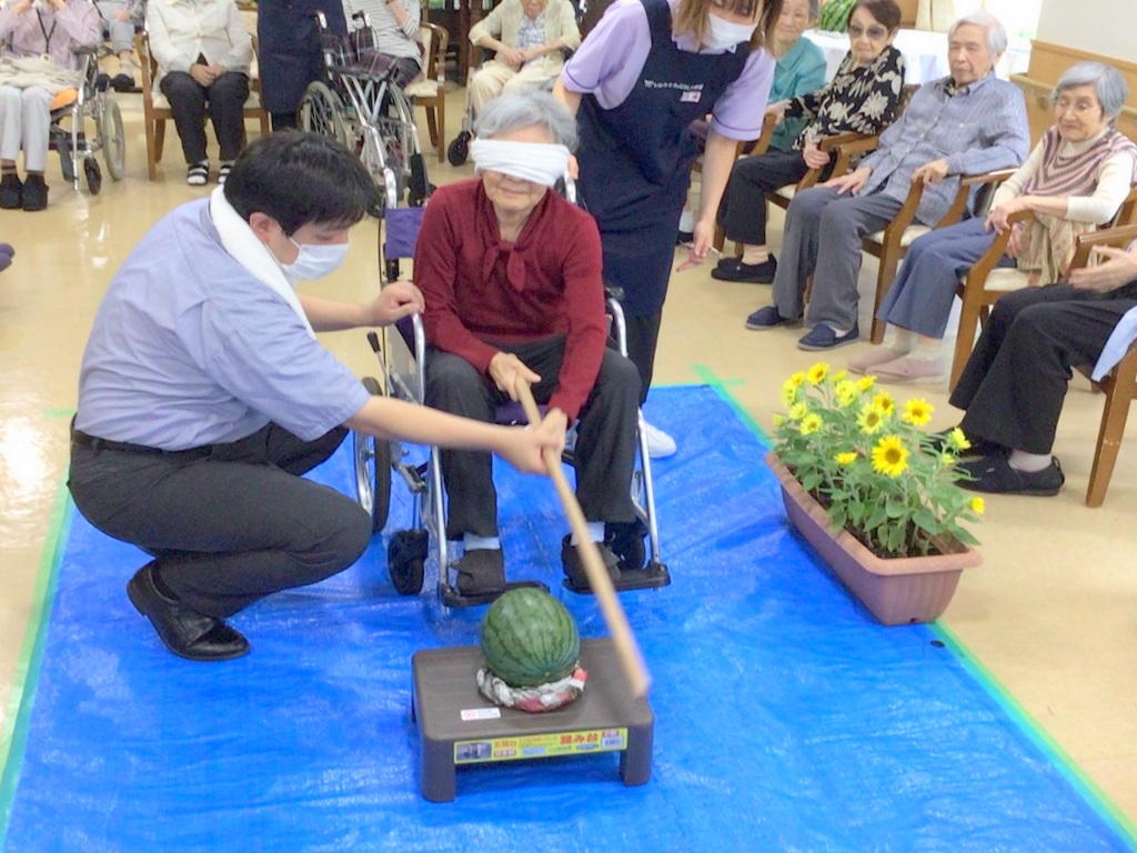 シルバーシティむさしの欅館　2025.08.11「納涼スイカ割り大会」