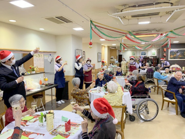 シルバーシティむさしの欅館　2025.12.17「クリスマス会」