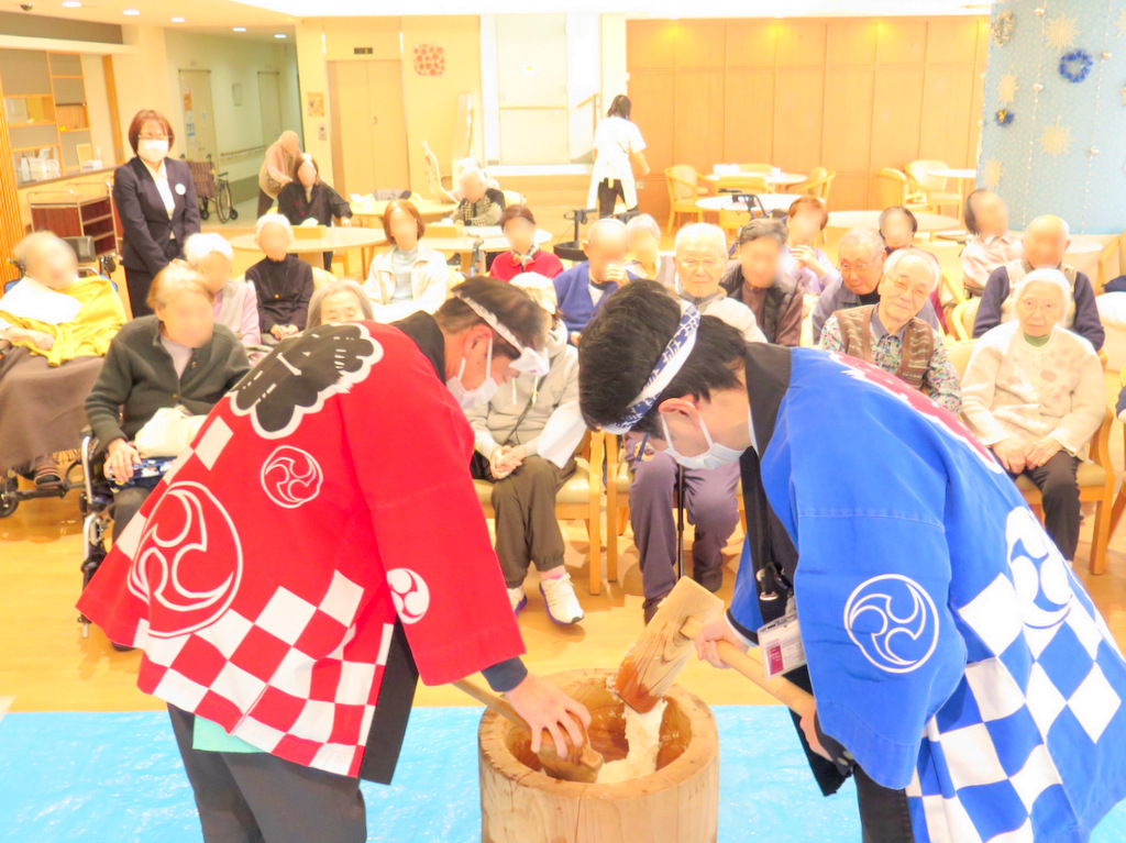 シルバーシティ石神井北館　2025.12.28「餅つき大会」