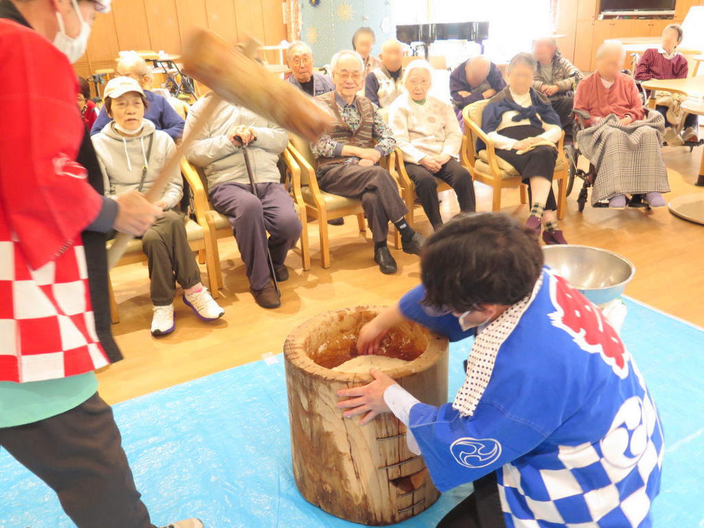 シルバーシティ石神井北館　2025.12.28「餅つき大会」