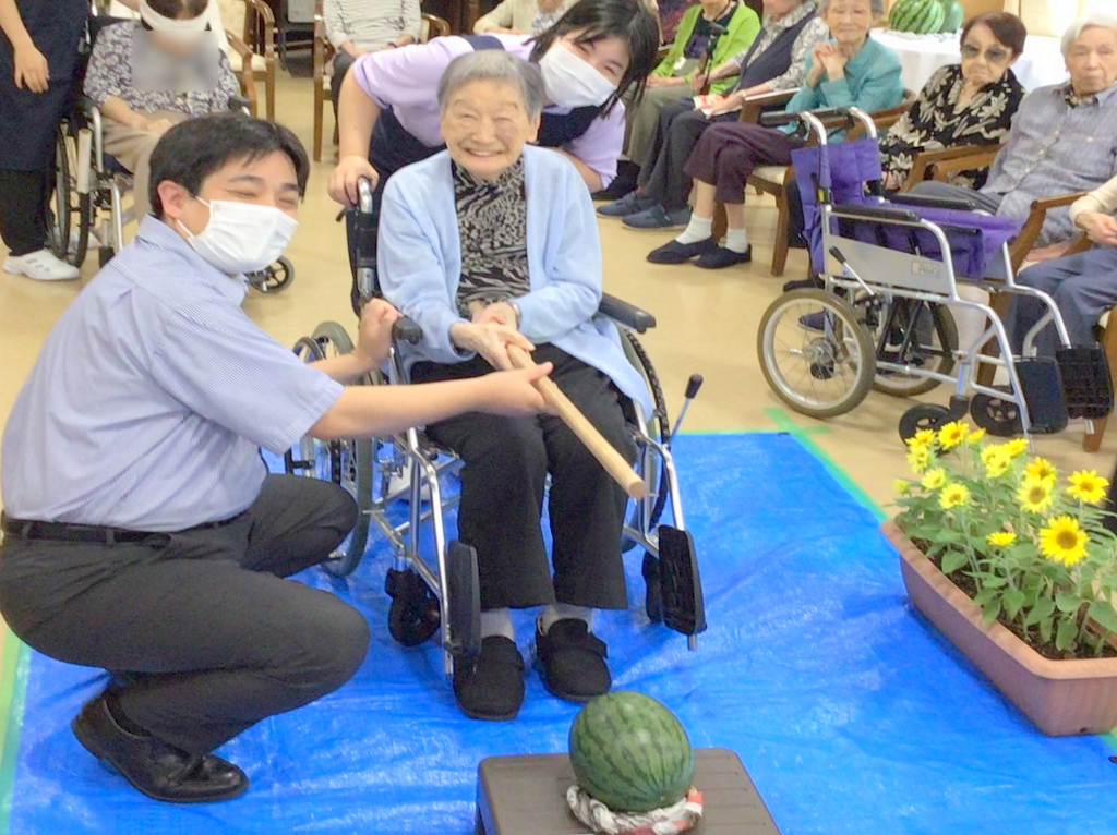 シルバーシティむさしの欅館　2025.08.11「納涼スイカ割り大会」