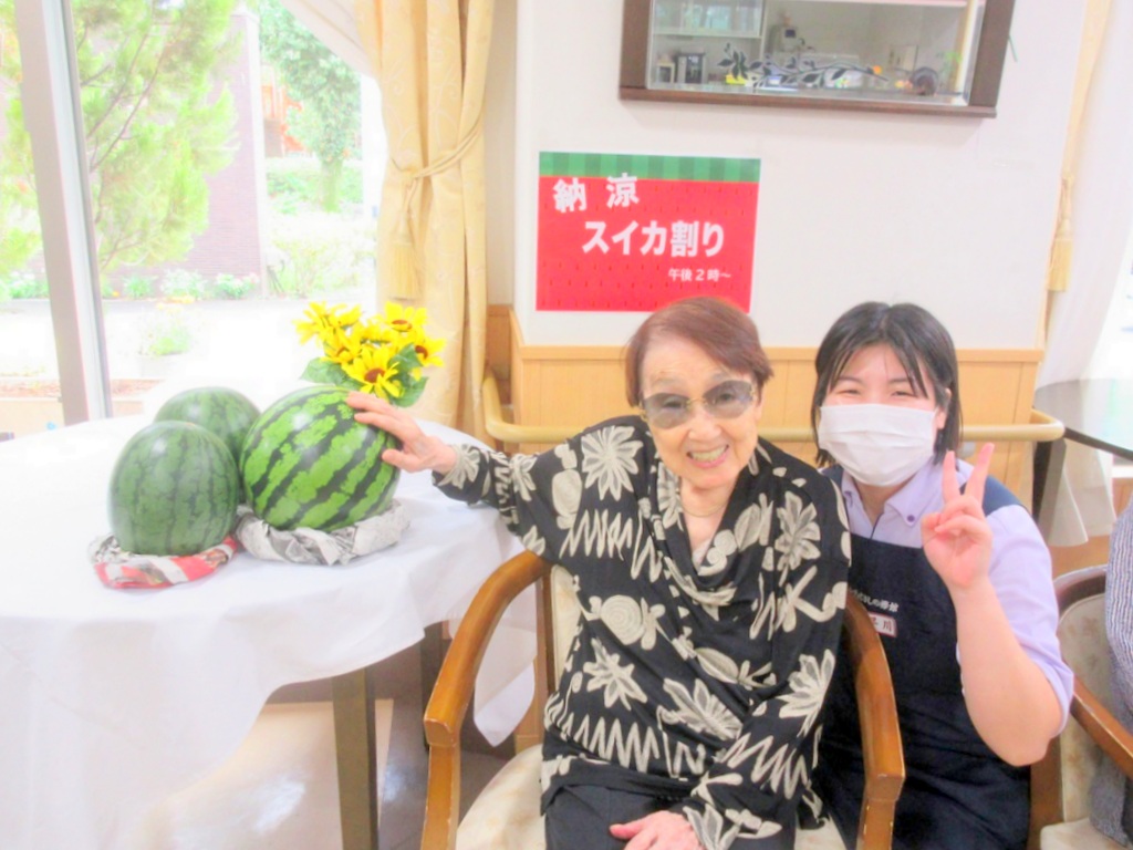 シルバーシティむさしの欅館　2025.08.11「納涼スイカ割り大会」