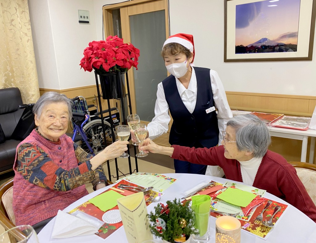 シルバーシティむさしの欅館　2025.12.17「クリスマス会」