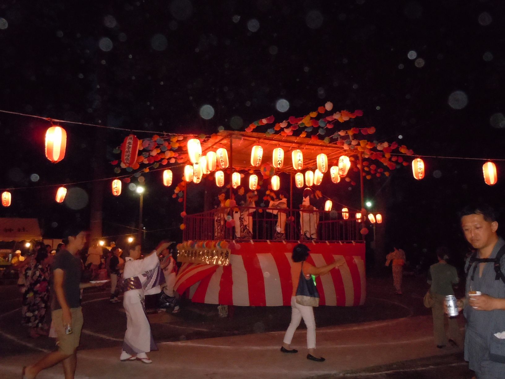 シルバーシティ聖蹟桜ヶ丘の盆踊り参加