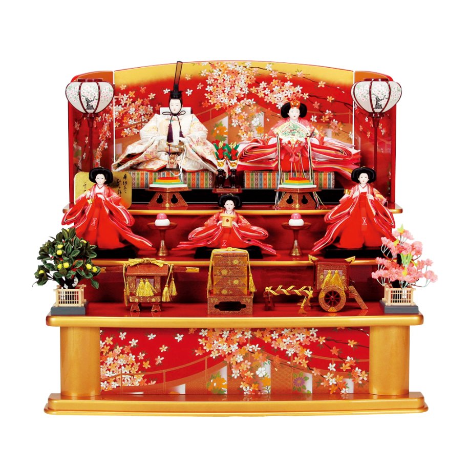 ひな人形(雛人形) 三段飾り 名古屋市 はしもと人形