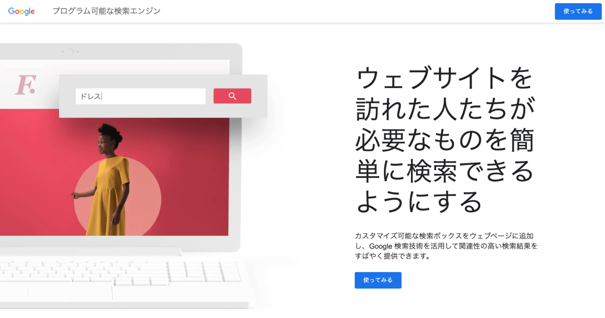 Google のプログラム可能な検索エンジン