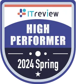 ITreview Grid Award 2024 Spring Web接客ツール部門 HIGH PERFORMER受賞