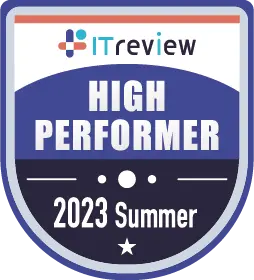 ITreview Grid Award 2023 Summer Web接客部門 HIGH PERFORMER受賞