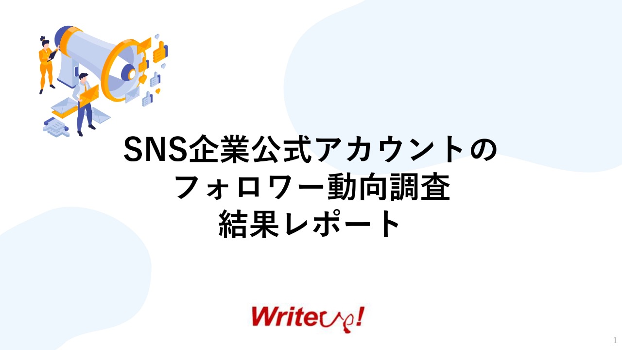 SNS調査レポート
