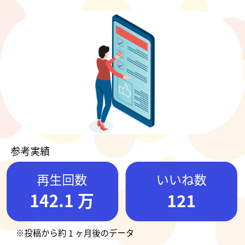 某大手人材・情報サービス企業TikTok用動画診断