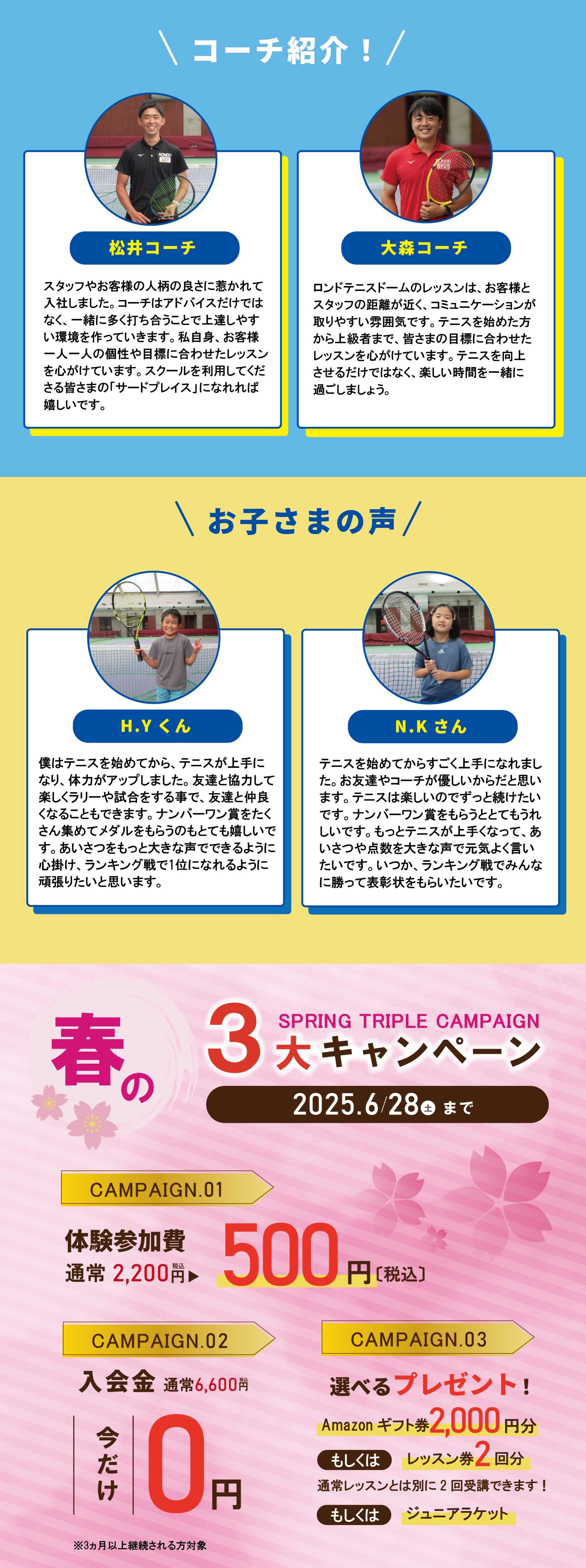 ロンドジュニアテニススクール