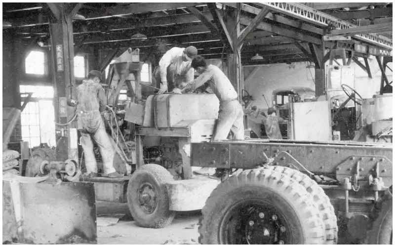 創業当時の工場